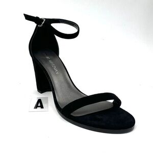 WEITZMAN NearlyNude Ankle Strap Sandal sz 9.5